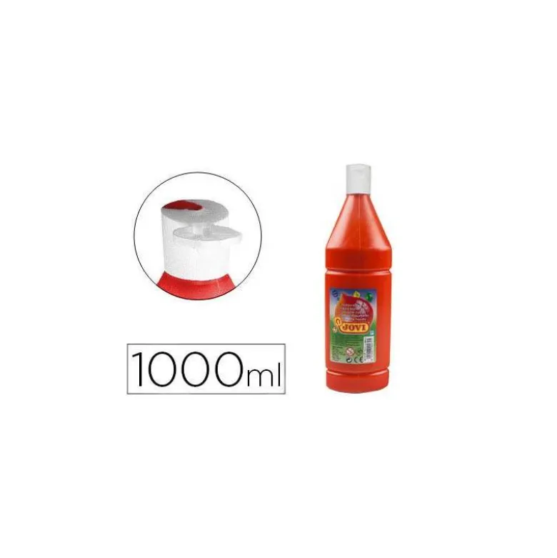 Tempera liquida JOVI color bermellon 1000 cc