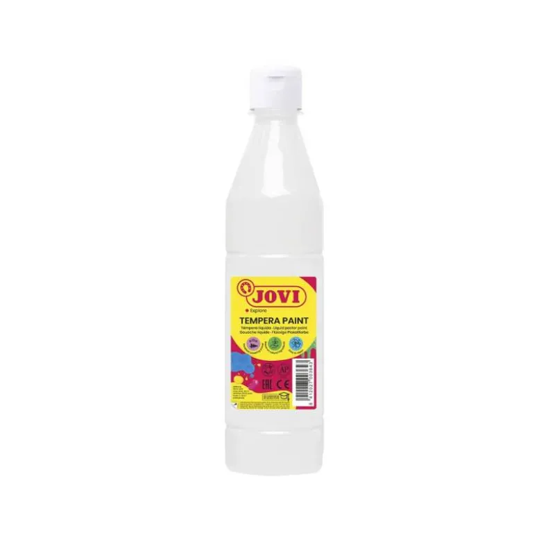 Tempera liquida Jovi color blanco 500 cc