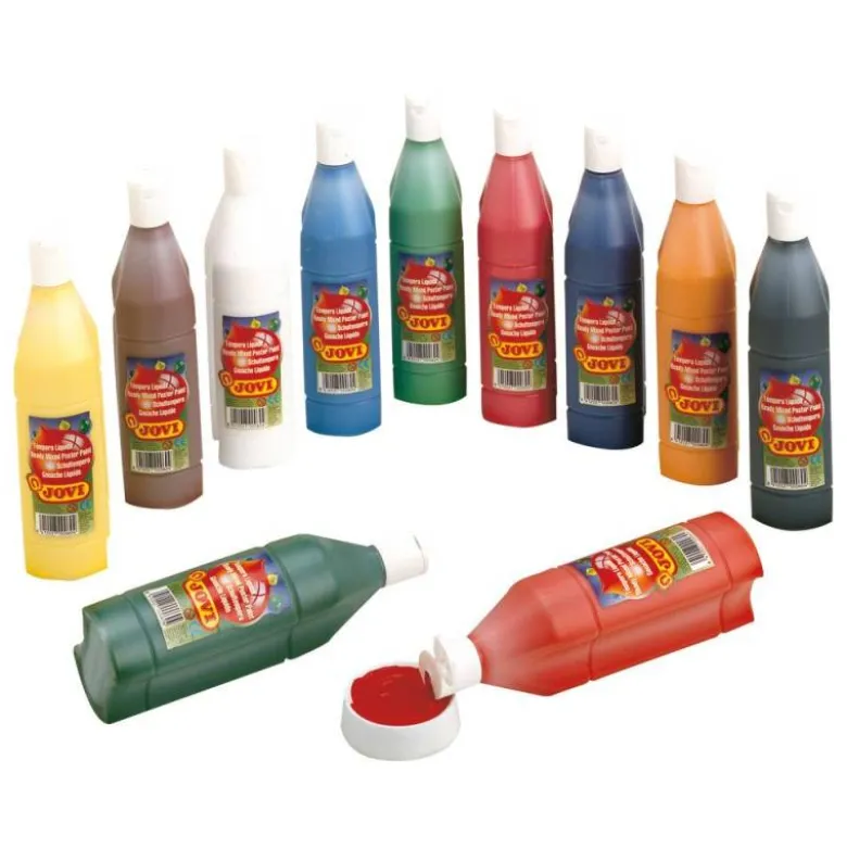 Tempera liquida Jovi color blanco 500 cc