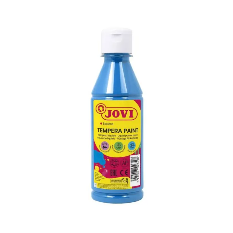 Tempera liquida Jovi color cyan 250 cc