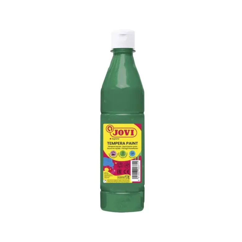 Tempera liquida Jovi color verde oscuro 500 cc