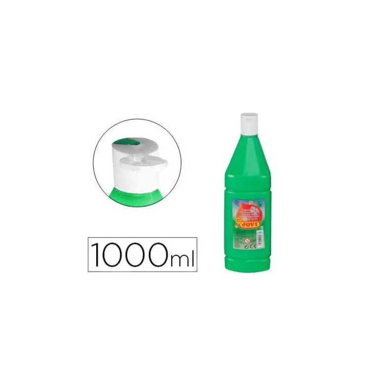 Tempera liquida JOVI color verde 1000 cc