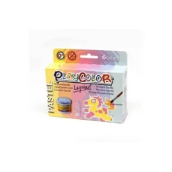 TEMPERA LIQUIDA PLAYCOLOR LIQUID PASTEL 40 ML CAJA DE 6 UNIDADES COLORES SURTIDOS