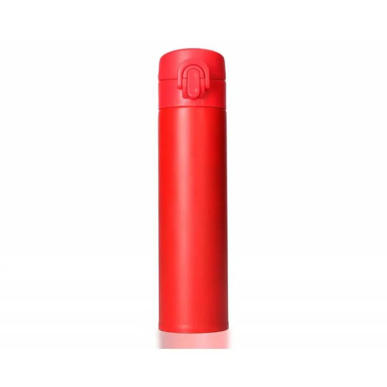 TERMO LIDERPAPEL ACERO INOXIDABLE CON DOBLE COBERTURA Y SISTEMA DE APERTURA FACIL CON BOTON 330