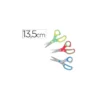 Tijera escolar Liderpapel de 13,5 cm soft ergonomica