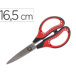 TIJERA LIDERPAPEL TITANIO HOJA CURVA 16,5 CM FALICILIDAD CORTE Y DURABILIDAD INCLUYE FUNDA