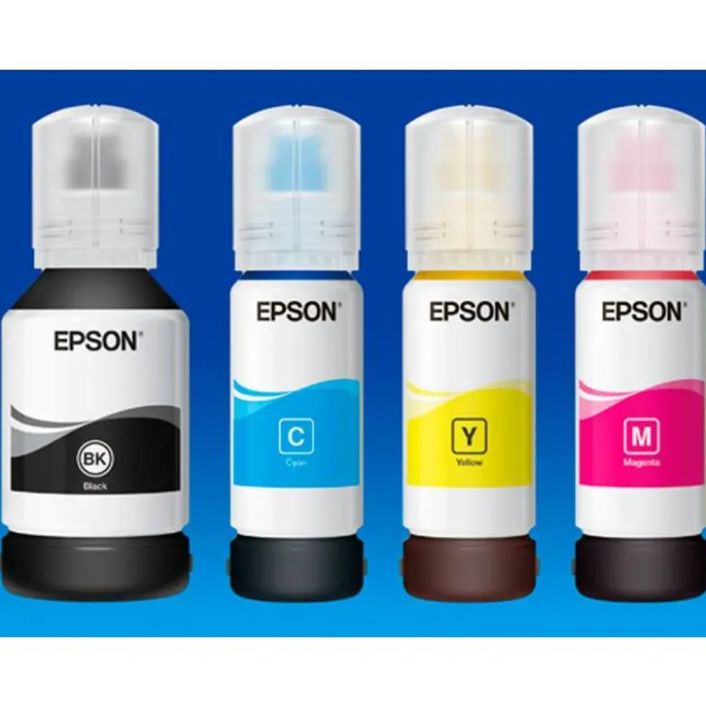 TINTA EPSON 102 ECOTANK ET-2700 / ET-2750 / ET-2751 / ET-2756 / ET-3700 NEGRO, CIAN, MARILLO Y MAGENTA C13T03R640