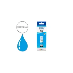 TINTA EPSON ECOTANK 102 ET-2700 / 2750 / 3700 / 3750 / 4750 BOTE DE 70 ML CIAN 6.000 PAG