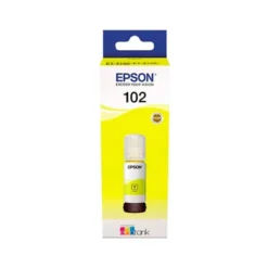 TINTA EPSON ECOTANK 102 ET-2700 / 2750 / 3700 / 3750 / 4750 BOTE DE 70 ML AMARILLO 6.000 PAG