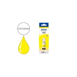 TINTA EPSON ECOTANK 102 ET-2700 / 2750 / 3700 / 3750 / 4750 BOTE DE 70 ML AMARILLO 6.000 PAG