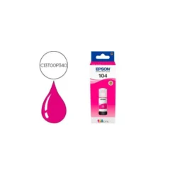 TINTA EPSON ECOTANK 104 ET-2710 / 2711 / 2712 / 2720 / 2726 / 4700 MAGENTA 7500 PAGINAS