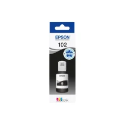 TINTA EPSON ECOTANK 102 ET-2700 / 2750 / 3700 / 3750 / 4750 BOTE DE 127 ML NEGRO 7.500 PAG