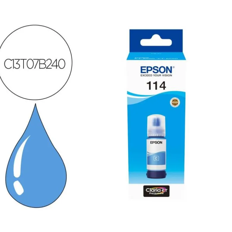 TINTA EPSON T114 COLOR CIAN C13T07B240