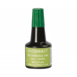 Tinta Tampon Q-Connect Color Verde 28ml