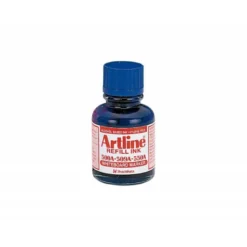 Tinta artline para rotulador pizarra blanca 500-a frasco de 20 ml azul