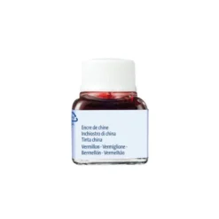 Tinta china pelikan bermellon bote de 10 ml.