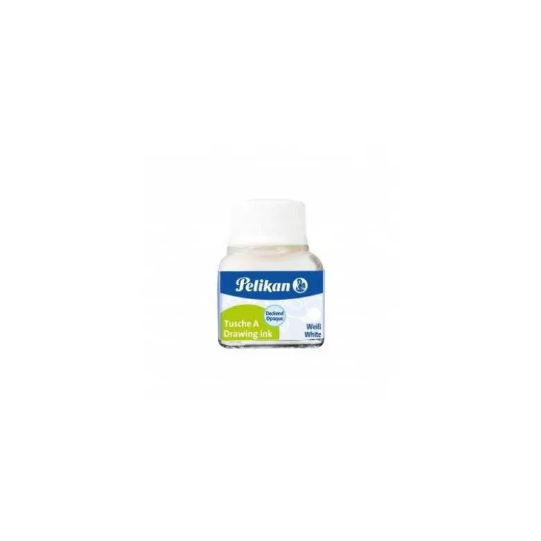 TINTA CHINA PELIKAN BLANCO BOTE DE 10 ML