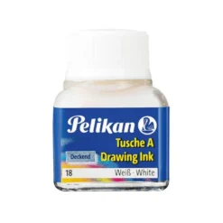 TINTA CHINA PELIKAN BLANCO BOTE DE 10 ML