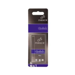Tinta estilografica parker azul real caja de 5 cartuchos