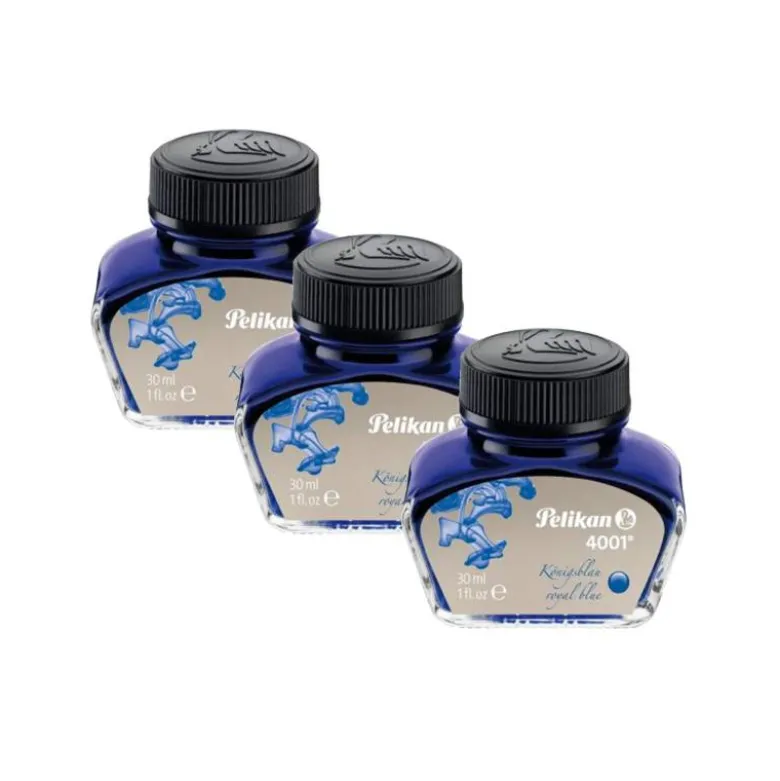 TINTA ESTILOGRAFICA PELIKAN 4001 AZUL REAL FRASCO 30 ML
