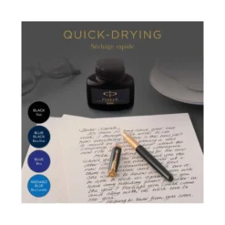 Tinta estilográfica marca Parker Azul Real