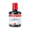 Tinta permanente rotulador Edding T-100 color rojo
