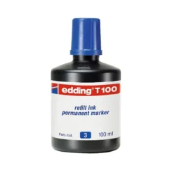 Tinta permanente rotulador Edding T-100 color azul