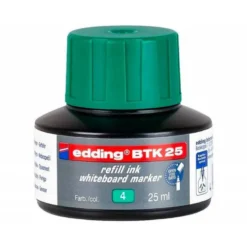 TINTA ROTULADOR EDDING PIZARRA BLANCA BTK-25 COLOR VERDE FRASCO DE 25 ML