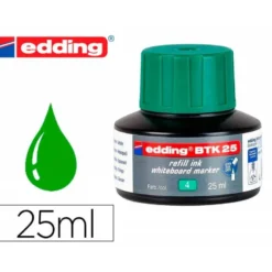 TINTA ROTULADOR EDDING PIZARRA BLANCA BTK-25 COLOR VERDE FRASCO DE 25 ML
