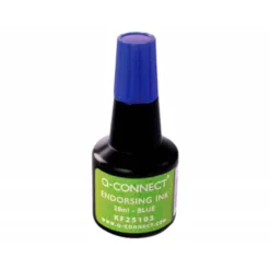 Tinta tampon Q-Connect azul de 28 ml