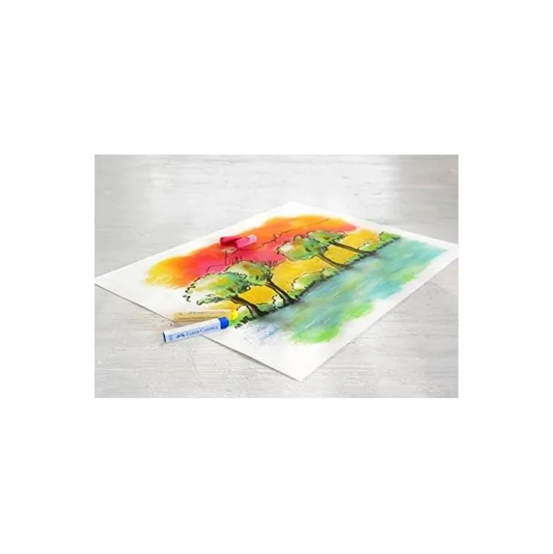 Tiza Faber Castell 24 unidades colores surtidos