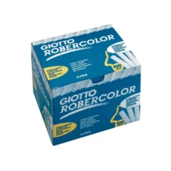 Tizas blancas antipolvo Giotto. Caja 100 ud.