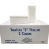 TOALLA DE PAPEL SECAMANOS DAHI Z ECOPASTA 2 CAPAS CAJA CON 20 PAQUETE DE 200 UNIDADES