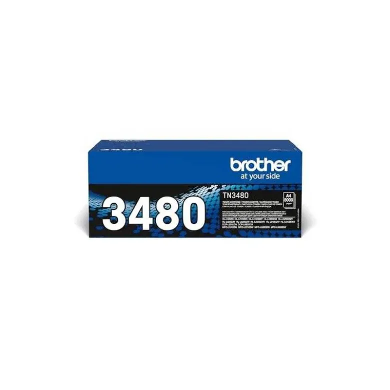 TONER BROTHER TN-3480 DCP-L5500DN / DCP-L6600DW / HL-L5000D / MFC-L5700 ALTA CAPACIDAD NEGRO 8000 PAG