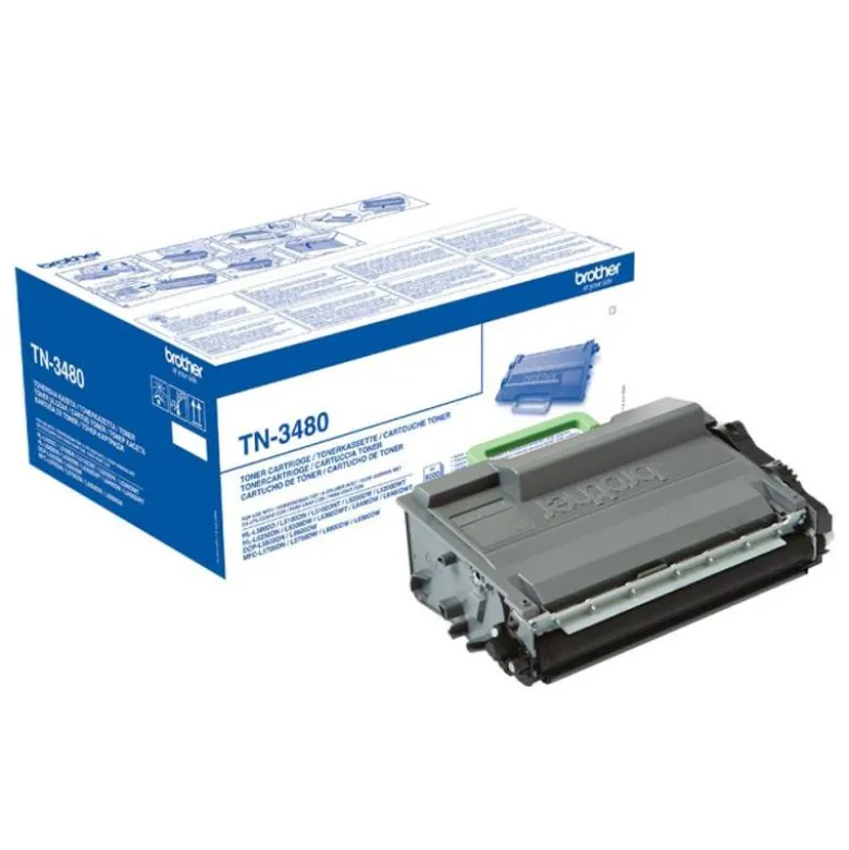 TONER BROTHER TN-3480 DCP-L5500DN / DCP-L6600DW / HL-L5000D / MFC-L5700 ALTA CAPACIDAD NEGRO 8000 PAG
