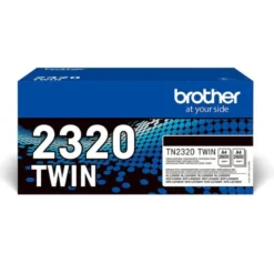TONER BROTHER TN-2320 DCPL2520DW /2540D/ MFCL2700DW / 2720DW / 2740DW NEGRO 2600 PAGINAS PACK 2 UNIDADES