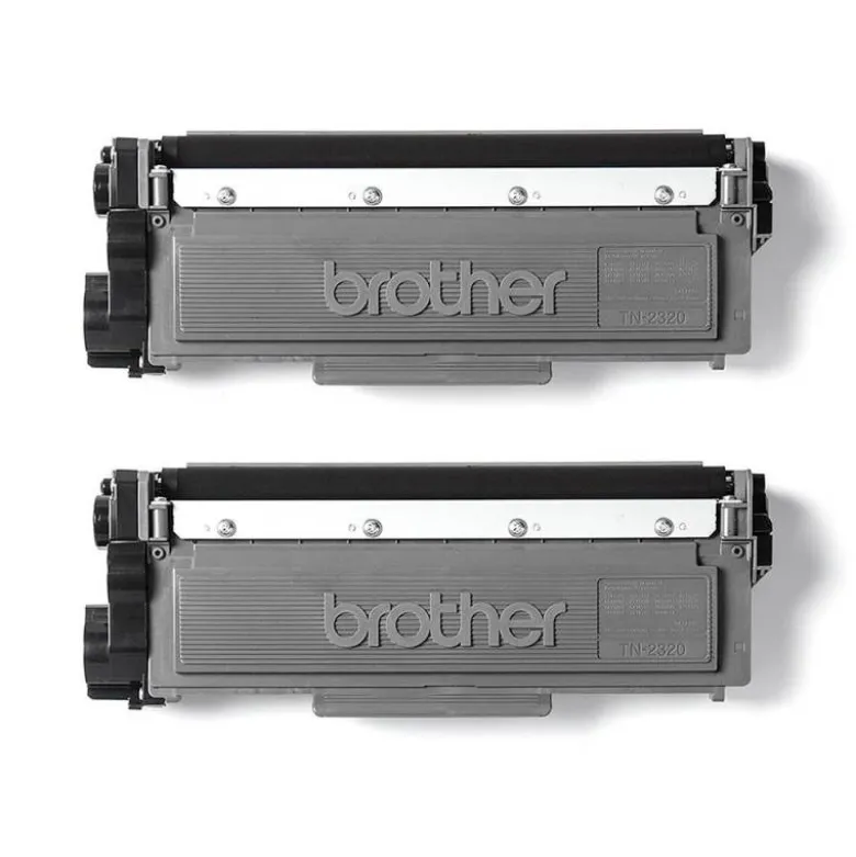 TONER BROTHER TN-2320 DCPL2520DW /2540D/ MFCL2700DW / 2720DW / 2740DW NEGRO 2600 PAGINAS PACK 2 UNIDADES