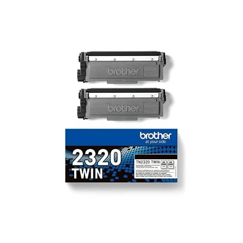 TONER BROTHER TN-2320 DCPL2520DW /2540D/ MFCL2700DW / 2720DW / 2740DW NEGRO 2600 PAGINAS PACK 2 UNIDADES