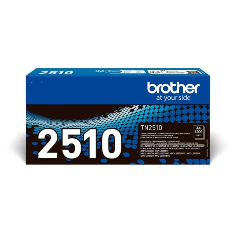 TONER BROTHER TN2510 MFC-L2860DWE / L2627DWE / L2400DWE NEGRO 1200 PAGINAS