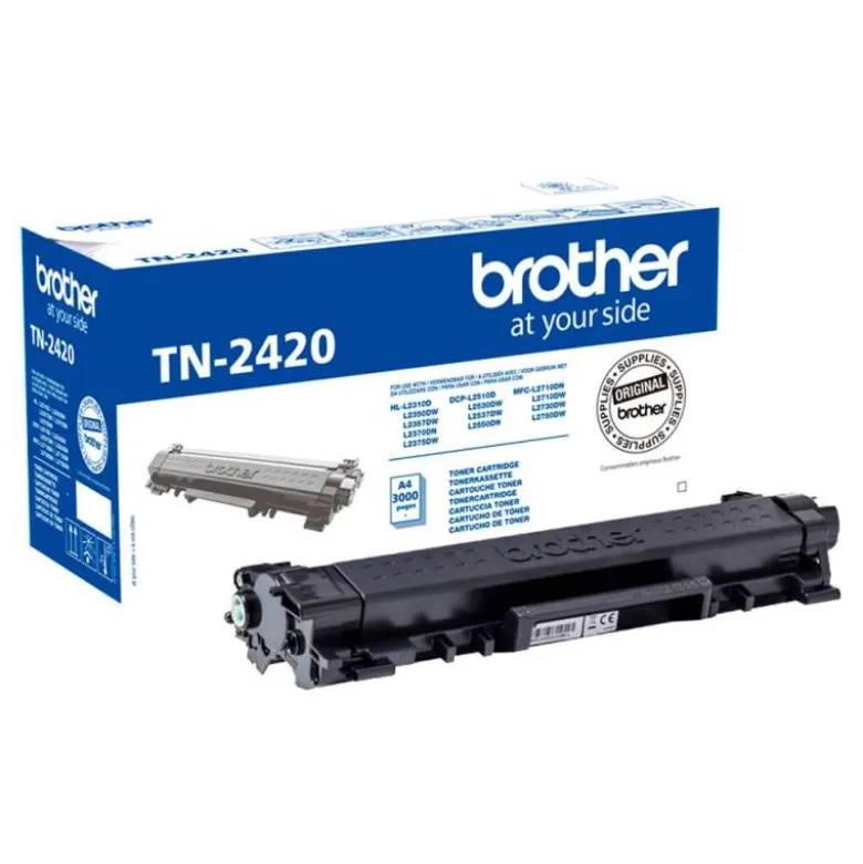 TONER BROTHER TN-2420 PARA DCP-L2510/ 2530 / 2550 / HL-L2375 ALTA CAPACIDAD NEGRO 3000 PAG