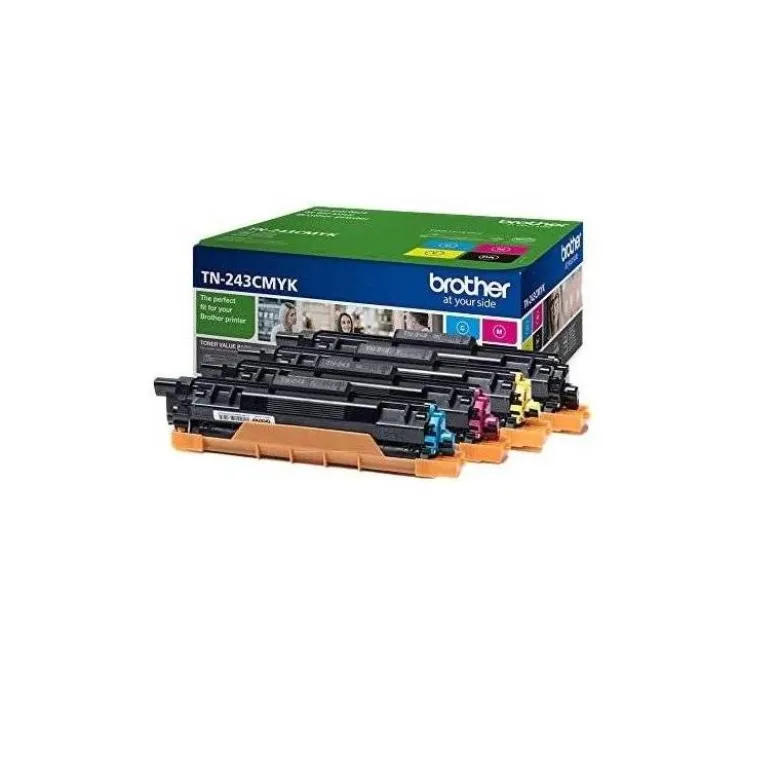 TONER BROTHER TN243CMYK DCP-L3510CDW / HL-L3270CDW / MFC-L3710CW MULTIPACK NEGRO AMARILLO MAGENTA CIAN 1000