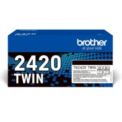 TONER BROTHER TN2420TWIN PARA DCP-L2510/ 2530 / 2550 / HL-L2375 NEGRO 3000 PAGINAS PACK 2 UNIDADES