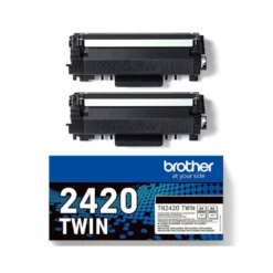 TONER BROTHER TN2420TWIN PARA DCP-L2510/ 2530 / 2550 / HL-L2375 NEGRO 3000 PAGINAS PACK 2 UNIDADES