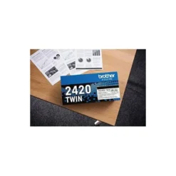 TONER BROTHER TN2420TWIN PARA DCP-L2510/ 2530 / 2550 / HL-L2375 NEGRO 3000 PAGINAS PACK 2 UNIDADES