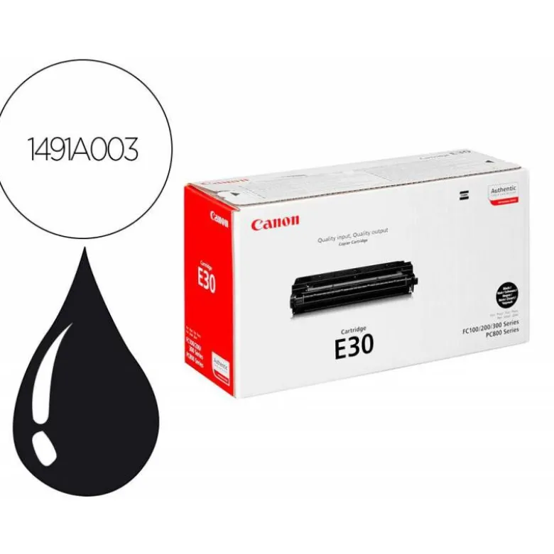 TONER CANON E30 COLOR NEGRO 1491A003