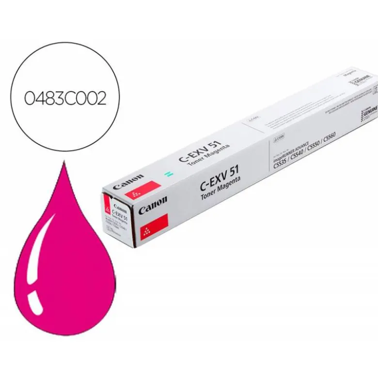 TONER CANON EXV51 IR C5335 C5540 C55000 MAGENTA