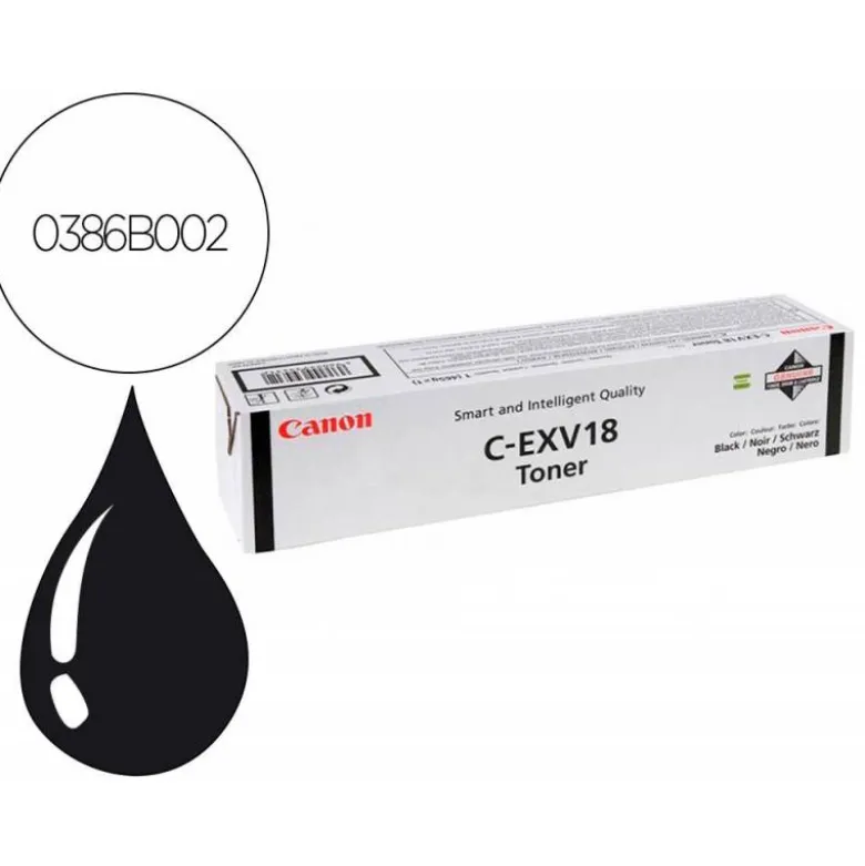 TONER CANON EXV18 IR1018 IR1020 IR1022 NEGRO