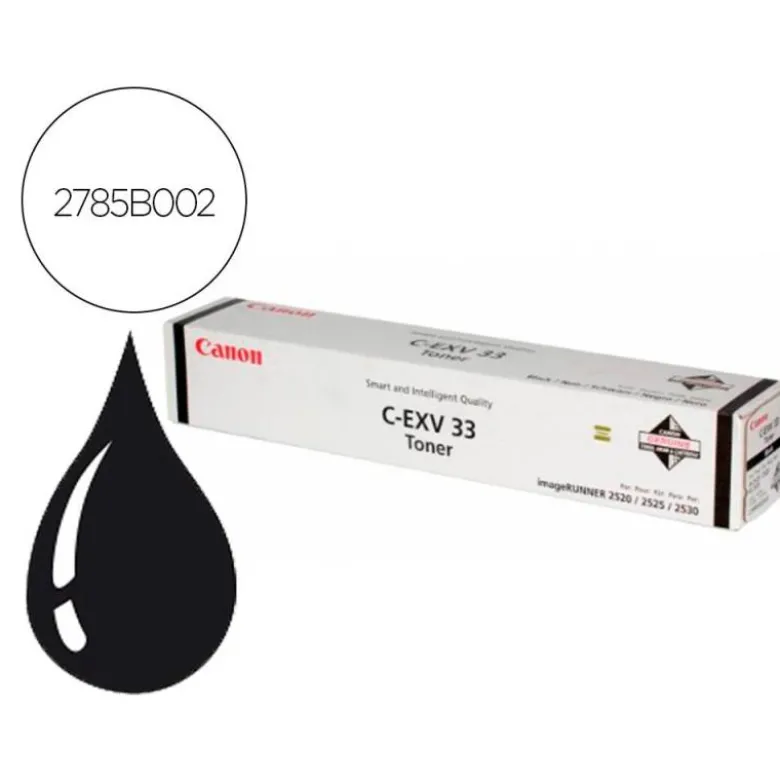 TONER CANON EXV33 IR2520 IR2525 IR2530 NEGRO