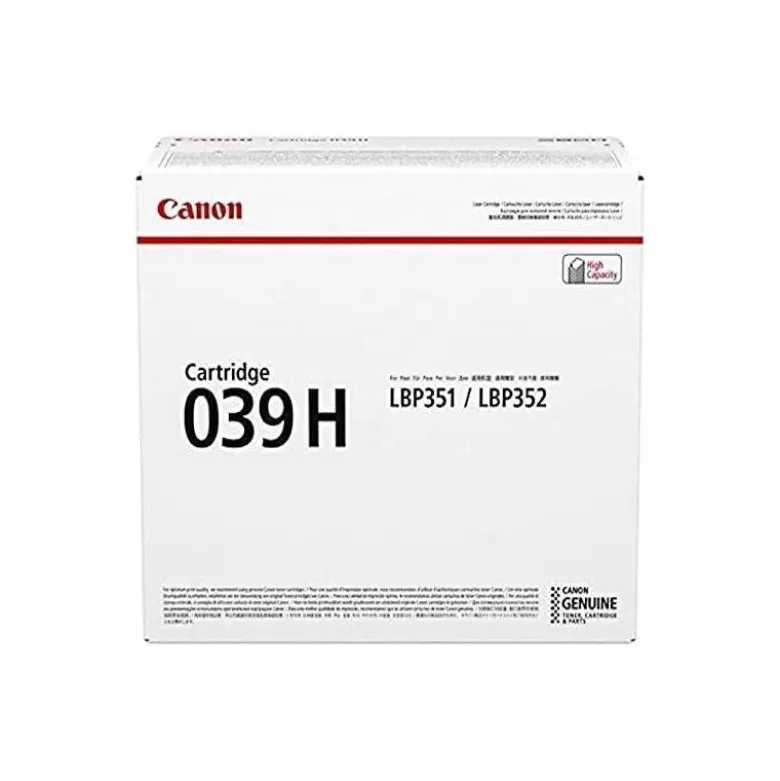 TONER CANON 039H ISENSYS LBP351X LBP352X NEGRO