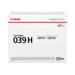 TONER CANON 039H ISENSYS LBP351X LBP352X NEGRO